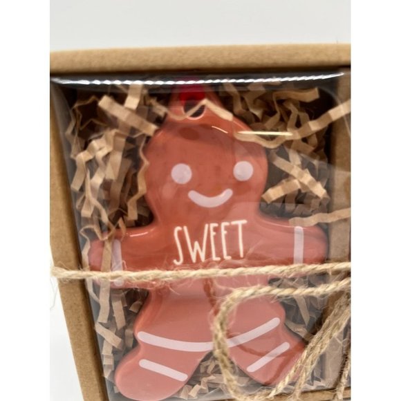 HTF NWT Rae Dunn Gingerbread Ornaments Set - Picture 2 of 3